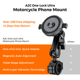 A2C One-Lock Ultra Motorcycle Phone Mount A2C
