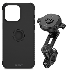 A2C One-Lock System Bike Phone Holder Kit with MagSafe Phone Case for iPhone A2C