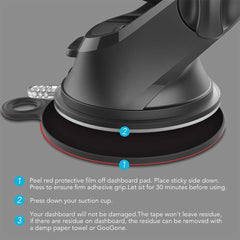 3 Pack Dashboard Pad Mounting Disk APPS2Car Mount