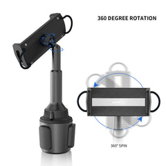 Cup Holder Tablet & iPad Mount For 4.3” - 12.9” Tablets APPS2Car Mount