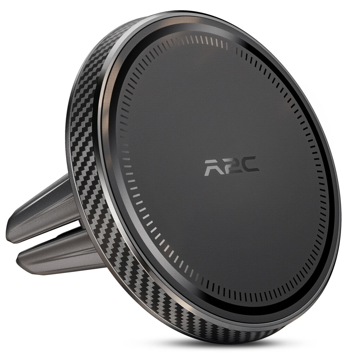 A2C Slim Magnetic Phone Holder for Car, Rental Car Essentials for Travel, No Assembly, Compact, One-Hand Operation, Easy Removal, Reusable, Upgraded Air Vent Phone Mount Compatible with MagSafe iPhone A2C