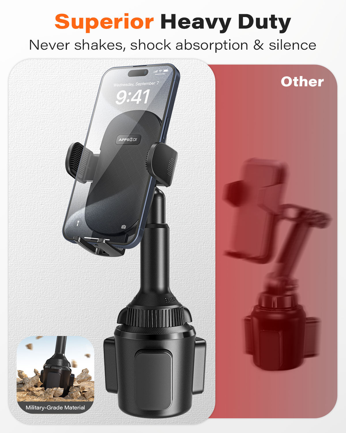 Universal Car Cup Phone Holder A2C