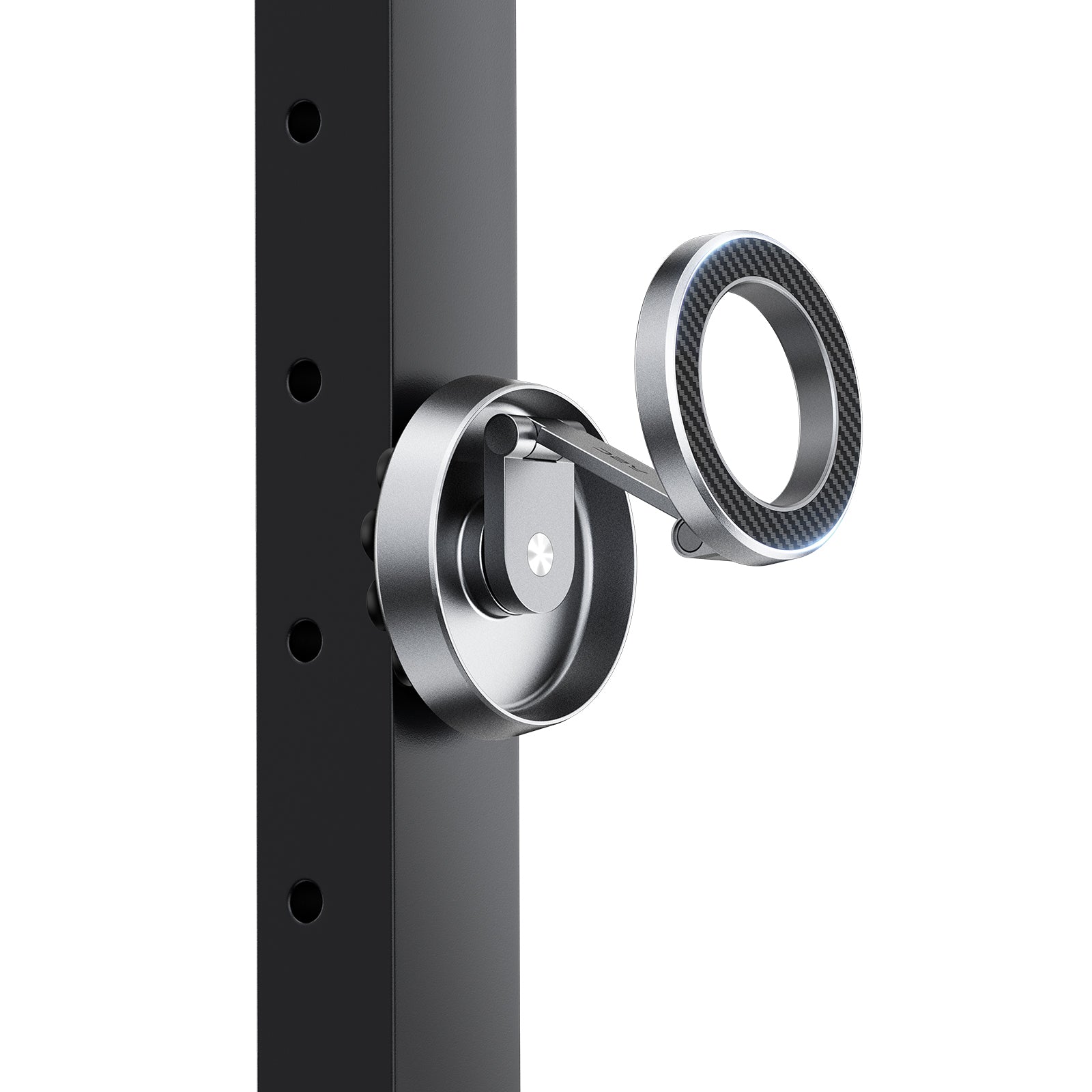 A2C Magnetic Phone Holder for Gym, Compatible iPhone MagSafe & Android, Aluminum Alloy Phone Mount with Suction Cup for Workout/Garage Gym/Kitchen/Desktop/Mirror, Gym Accessories for Men Woman Gift A2C