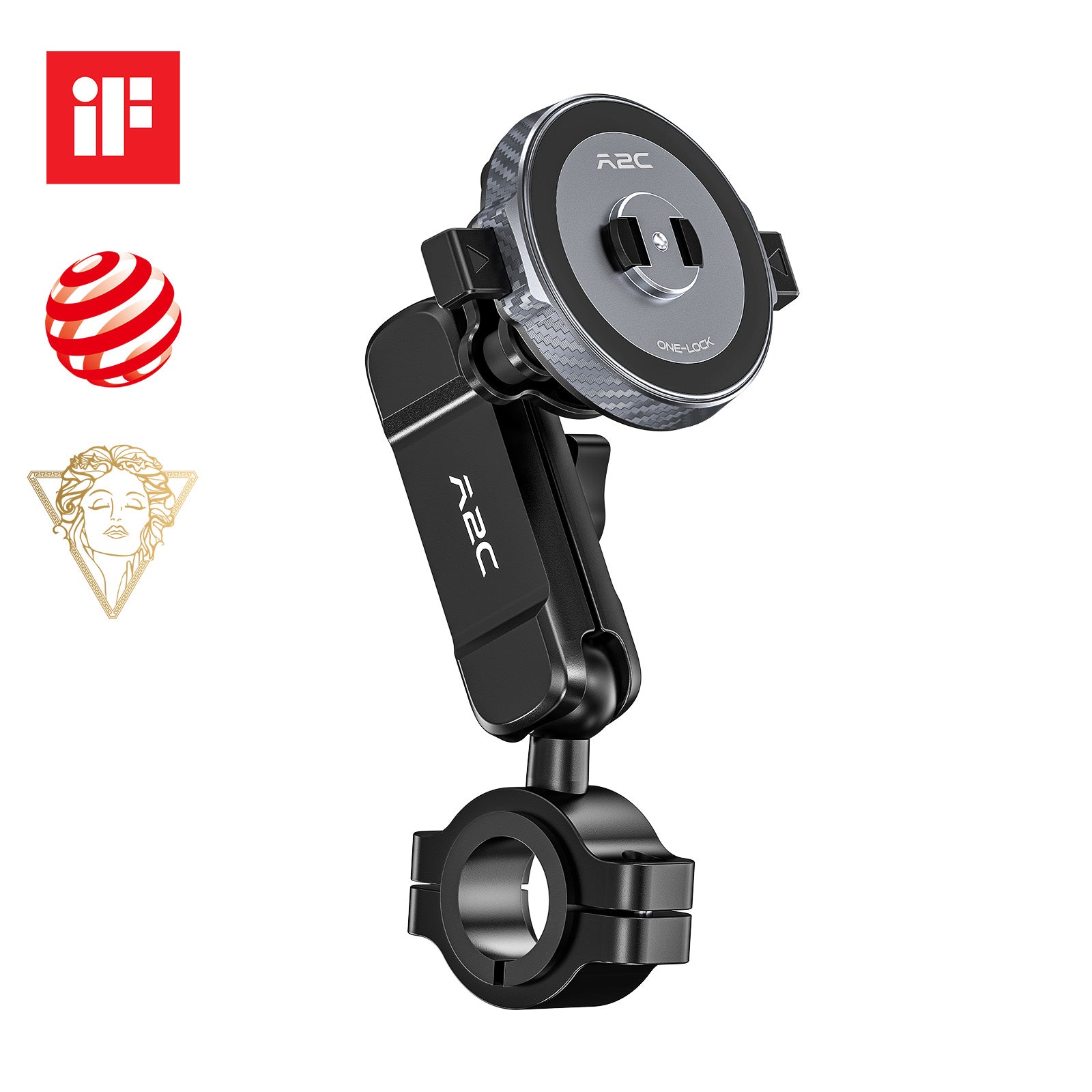 A2C One-Lock Ultra Motorcycle Phone Mount A2C