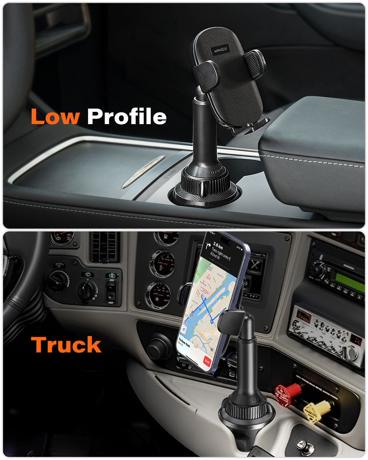 Universal Car Cup Phone Holder A2C