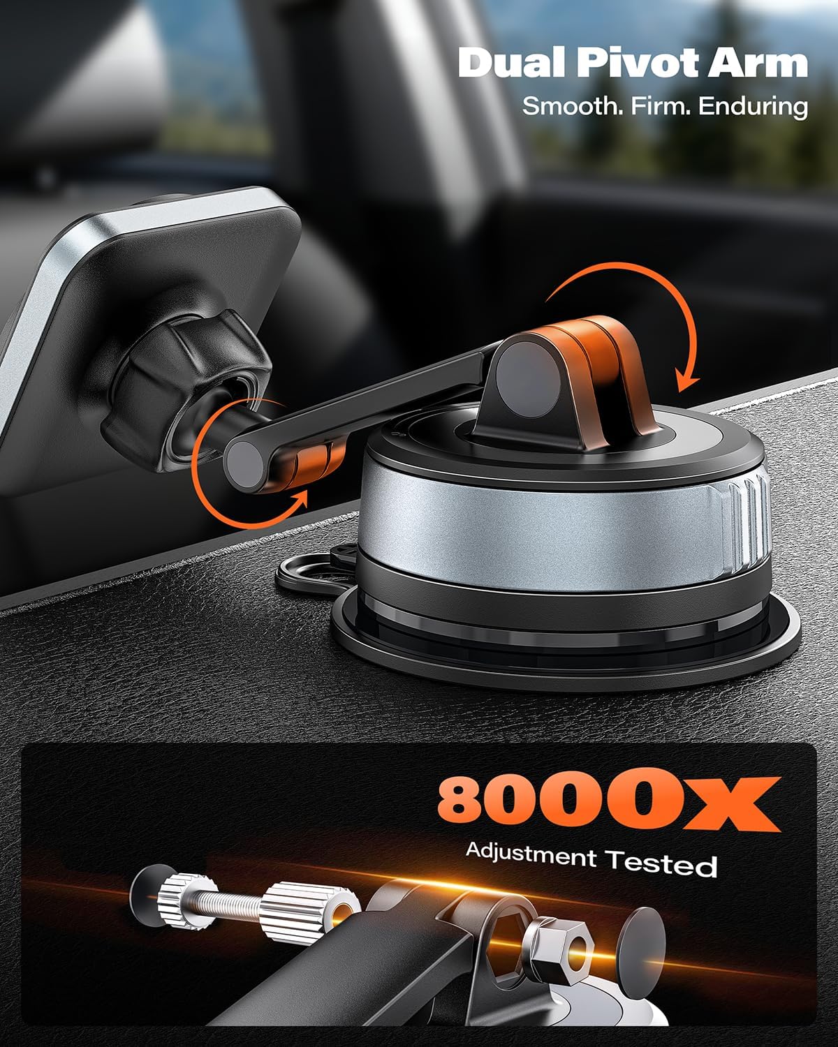 APPS2Car Dashboard Phone Mount for MagSafe A2C