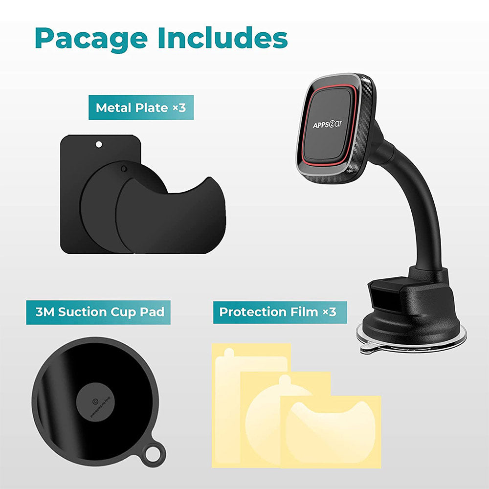 Ultimate Flexible Arm Magnetic Dash Mount APPS2Car Mount